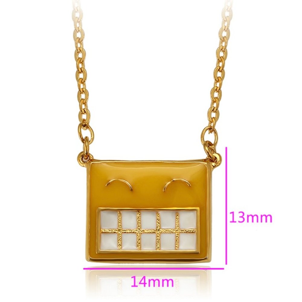 Always Smile 18KGP Adorable Necklace - Picture 2 of 10